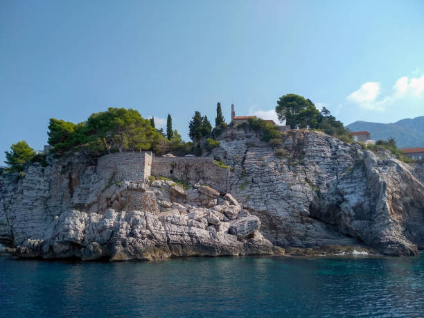 istock Sveti Stefan Island Town 1413406760