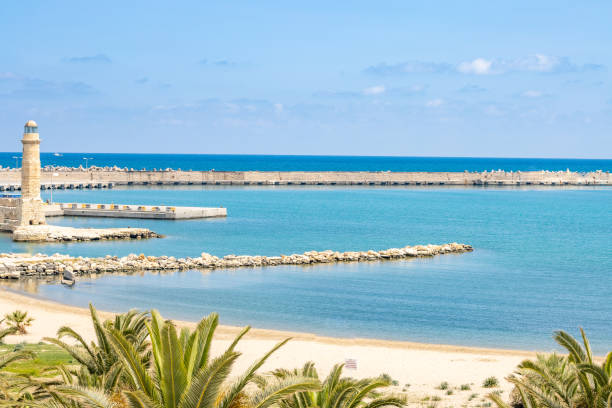 istock Rethymnon Lighthouse in Rethymnon Town in Crete, Greece 1413406820