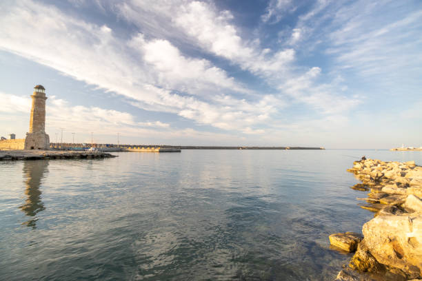 istock Egyptian Lighthouse at Rethymnon Town in Crete, Greece 1413407043