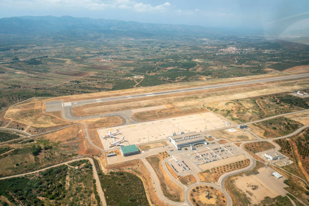 istock Over flying Castellon–Costa Azahar Airport 1413409623