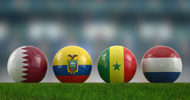 istock Football world cup group A 1413410735