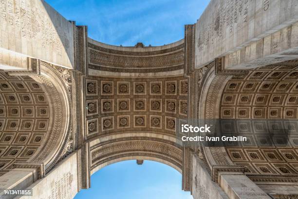 Arc De Triomphe Paris France Stock Photo - Download Image Now - Paris - France, Arc de Triomphe - Paris, Arch - Architectural Feature