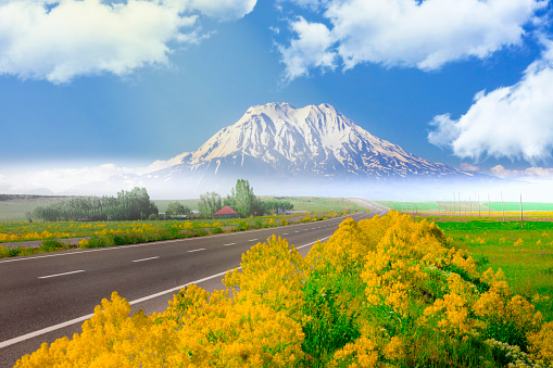 A beautiful view of Mountain Ararat