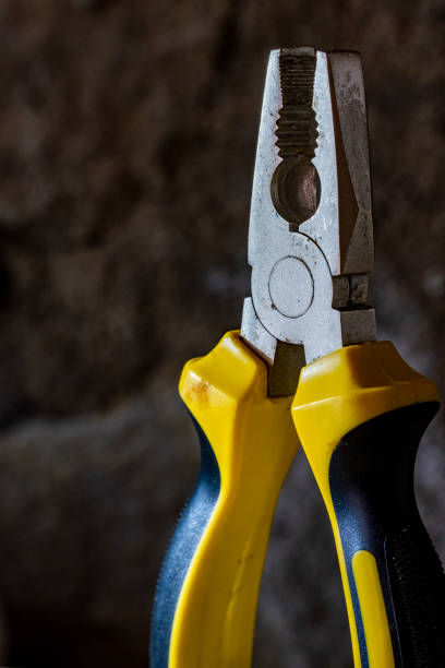 Happy Labor Day - USA, American workforce concept: Various construction tools on empty wooden background with copy space. National Holiday of 1st may international workers day celebrations. Manufacturing employee event, web banner template for invitation.