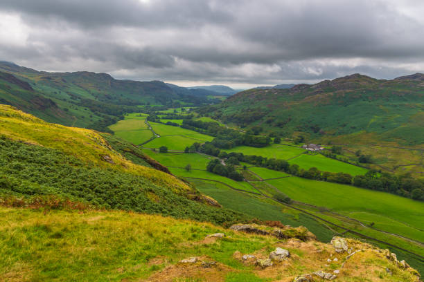 istock View of the Hardknott Pass, Cumbria, England. 1413426409