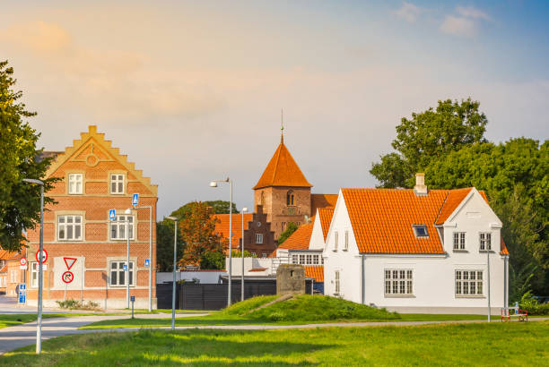 istock Evening light over the St. Catherine monastery in Ribe 1413435180