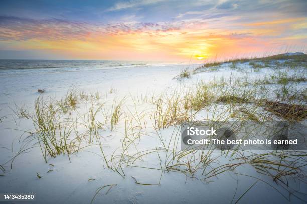 Peaceful View At The Gulf Islands National Seashore Florida Stock Photo - Download Image Now