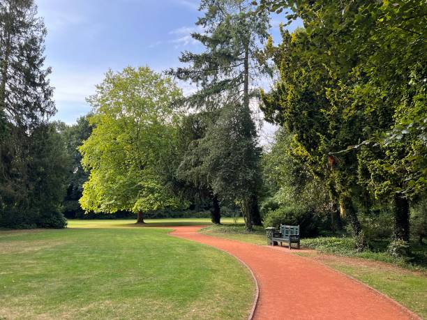 istock Quiet spot in a public park 1413439691