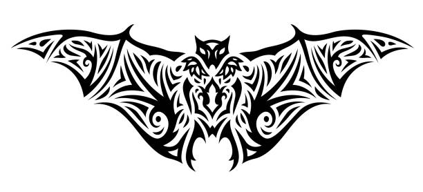 Tribal Bat Tattoo Illustrations, Royalty-Free Vector Graphics & Clip Art -  iStock