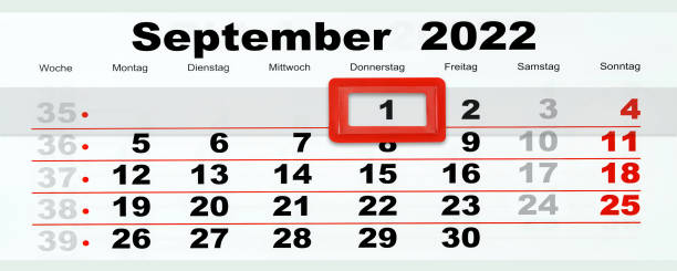istock German calendar 2022 September 1 1413440170