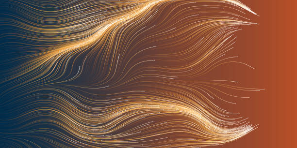 abstrakter hintergrund - abstract backgrounds brown flowing stock-grafiken, -clipart, -cartoons und -symbole