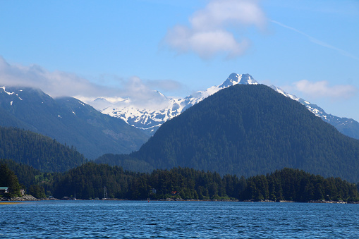 Sitka, Alaska, United States: - Sitka Sound is a body of water near the city of Sitka, Alaska. It is bordered by Baranof Island to the south and northeast, Kruzof Island to the northwest, and the Pacific Ocean to the southwest.