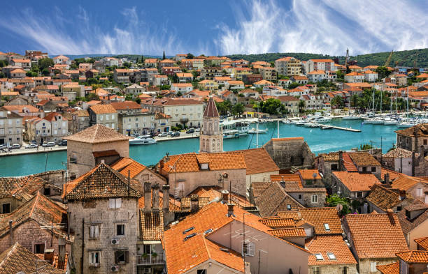 istock Croatia, Trogir town panoramic view 1413449369
