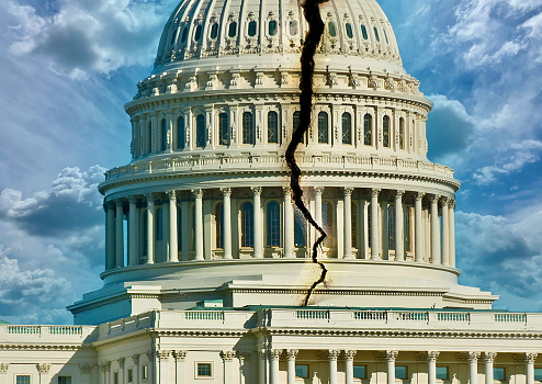 Partisan Politics - Washington D.C. - Capitol Building