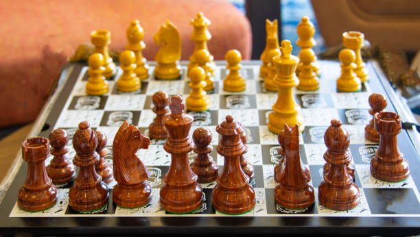 istock Chess Set in use-Myrtle Beach, South Carolina 1413452412