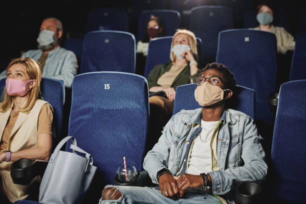 istock Group of People At Cinema 1413452528