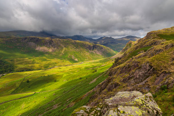 istock View of the Hardknott Pass, Cumbria, England. 1413453898