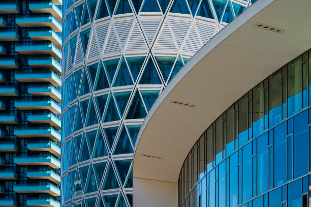 close views of buildings located inside or close to Gae Aulenti Square, Milan