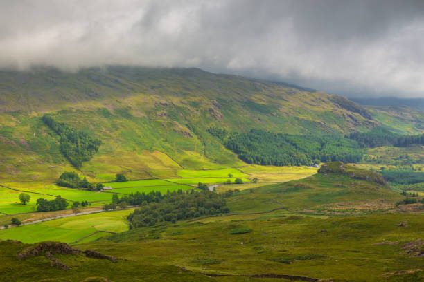 istock View of the Hardknott Pass, Cumbria, England. 1413455265