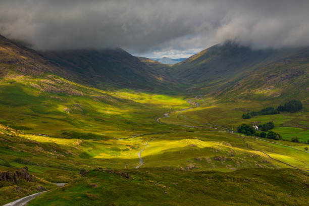 istock View of the Hardknott Pass, Cumbria, England. 1413455349