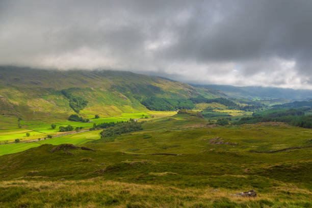 istock View of the Hardknott Pass, Cumbria, England. 1413455474