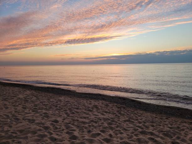 istock Sunset over Lake Michigan 1413456372