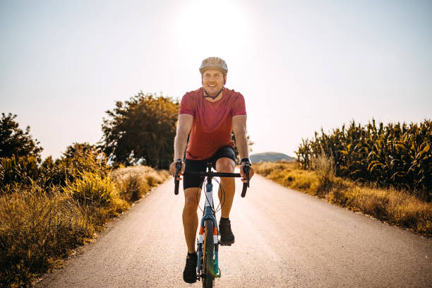 istock Cyclist on his daily route 1413456407