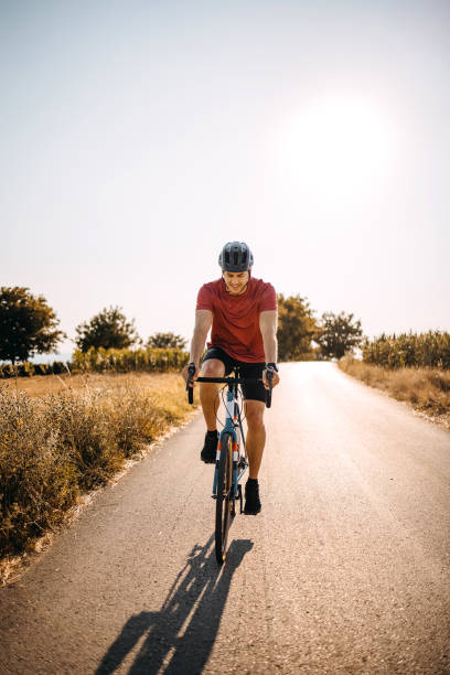 istock Cyclist on his daily route 1413456574