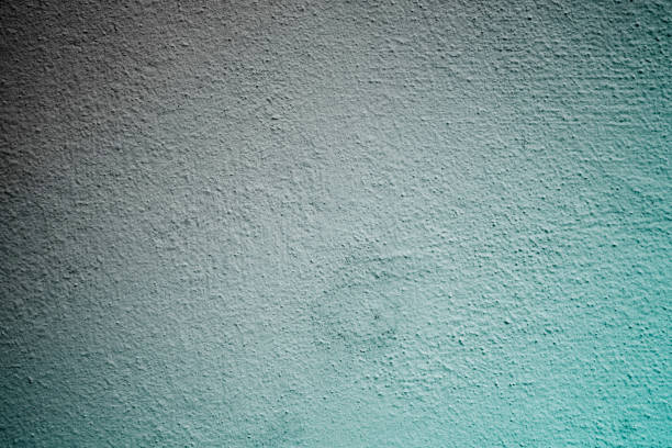 istock Watercolor painting on canvas with soft turquoise gradient. 1413457858