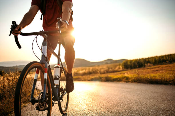 istock Cyclist on his daily route 1413458675