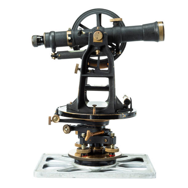 istock old american geodetic instrument theodolite in retro style isolate on white background 1413460828