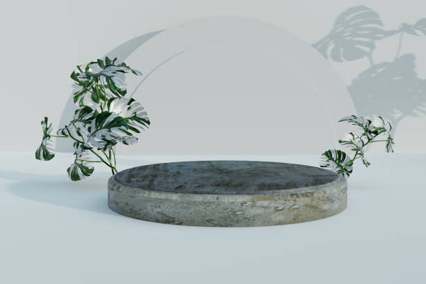 istock loft style podium mock up and presentation mock up 1413465739