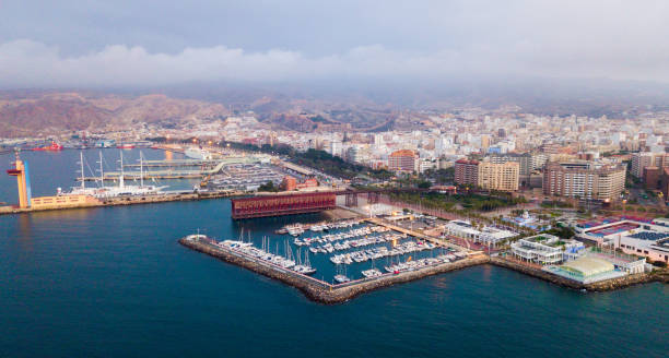 istock View of Almeria with harbor, Spain 1413468431