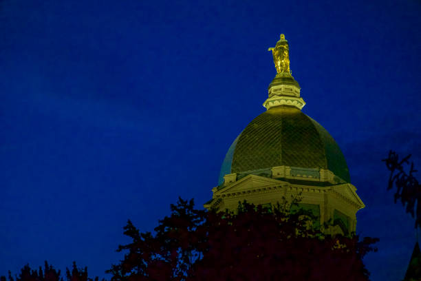 istock Notre Dame at Dusk 1413469260