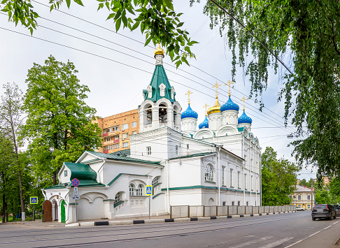The temple in honor of the holy Women of the Myrrhbearers in Nizhny Novgorod. Russia