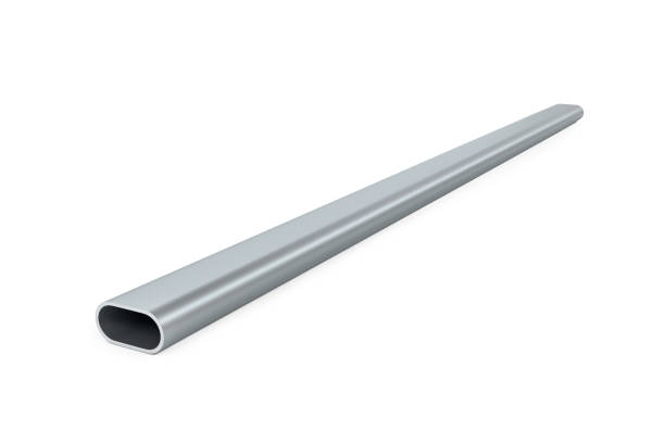 istock Single oval steel tube - 3d 1413471245
