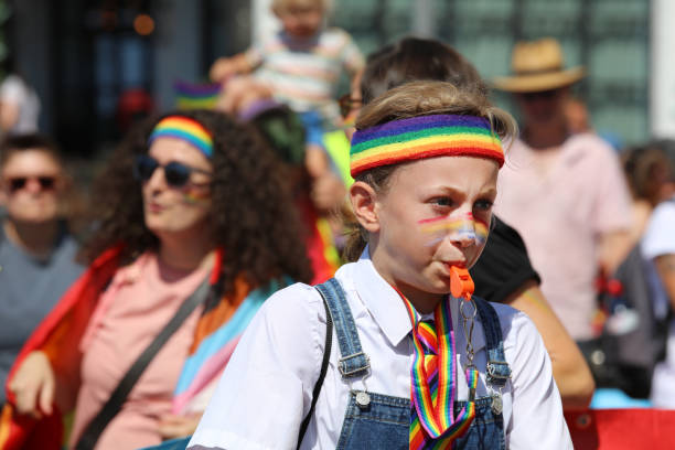 30th Anniversary Brighton And Hove LGBTQ+ Community Parade Brighton stock photo