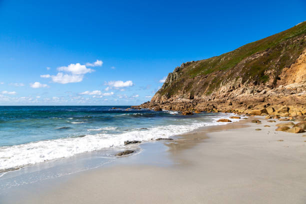 istock The sandy beach at Porth Nanven in Cornwall, at low tide 1413479876