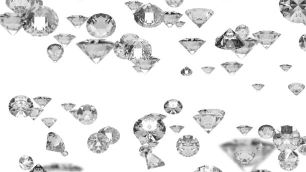 istock Realistic diamond texture - Background of jewelry 1413485452