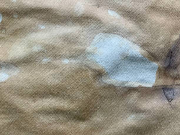 istock Paper Dried in Oven after Tea and Paint Stain 1413492302