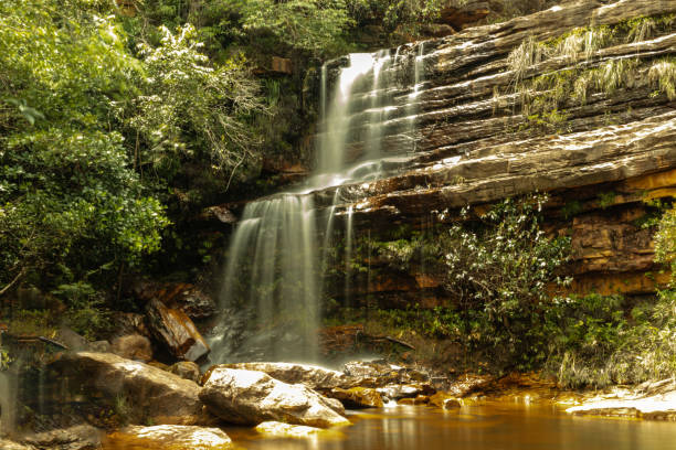 istock waterfall in Lencois town, Chapada Diamantina 1413493299