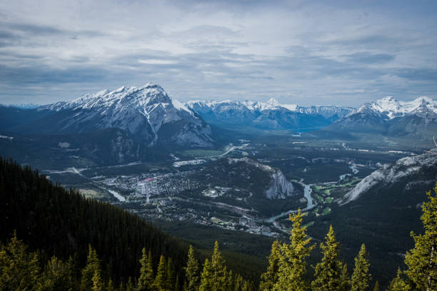 istock Bird's Eye View of Banff 1413498227
