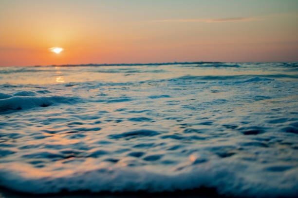 istock Golden sunrise at Virginia Beach 1413502726