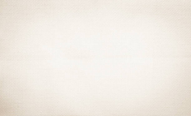 istock Fabric canvas woven texture background in pattern in light beige cream brown color blank. Natural gauze linen, carpet wool and cotton cloth textile as sack material clean empty for decoration text. 1413506737