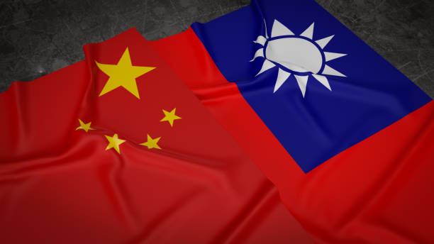 istock The Chinese and Taiwan flag for business or document concept 3d rendering 1413514754