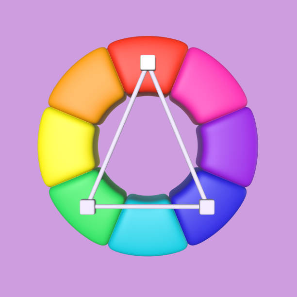 istock Stylized 3D Color Wheel Illustration Design 1413515489