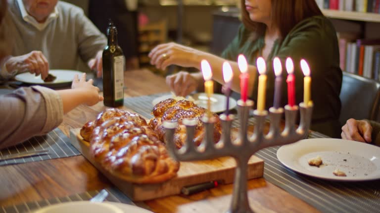 Olive Oil and Challah on Hanukkah