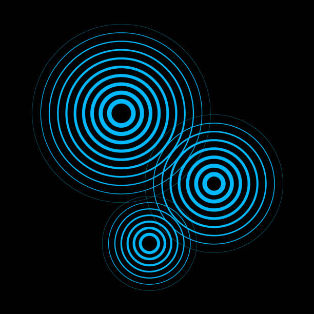 grupa ripples - ripple concentric wave water stock illustrations