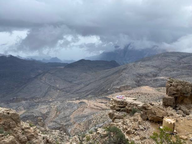 istock Balad Sayt and Hatt Mountains in Oman 1413528872