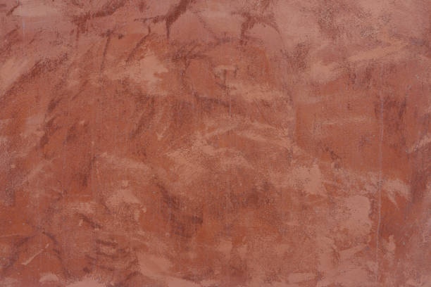 istock Orange-brown cement wall texture background, wallpaper abstract grunge pattern surface retro backdrop. 1413539589